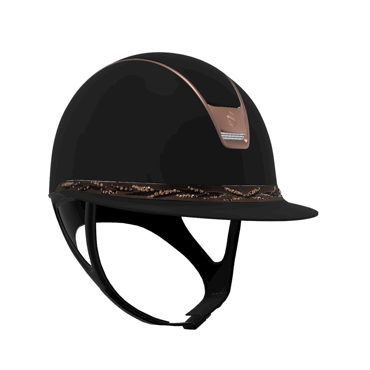 Casco Samshield Miss Shield 2.0 Oro Rosa Mate Flower Swarovski