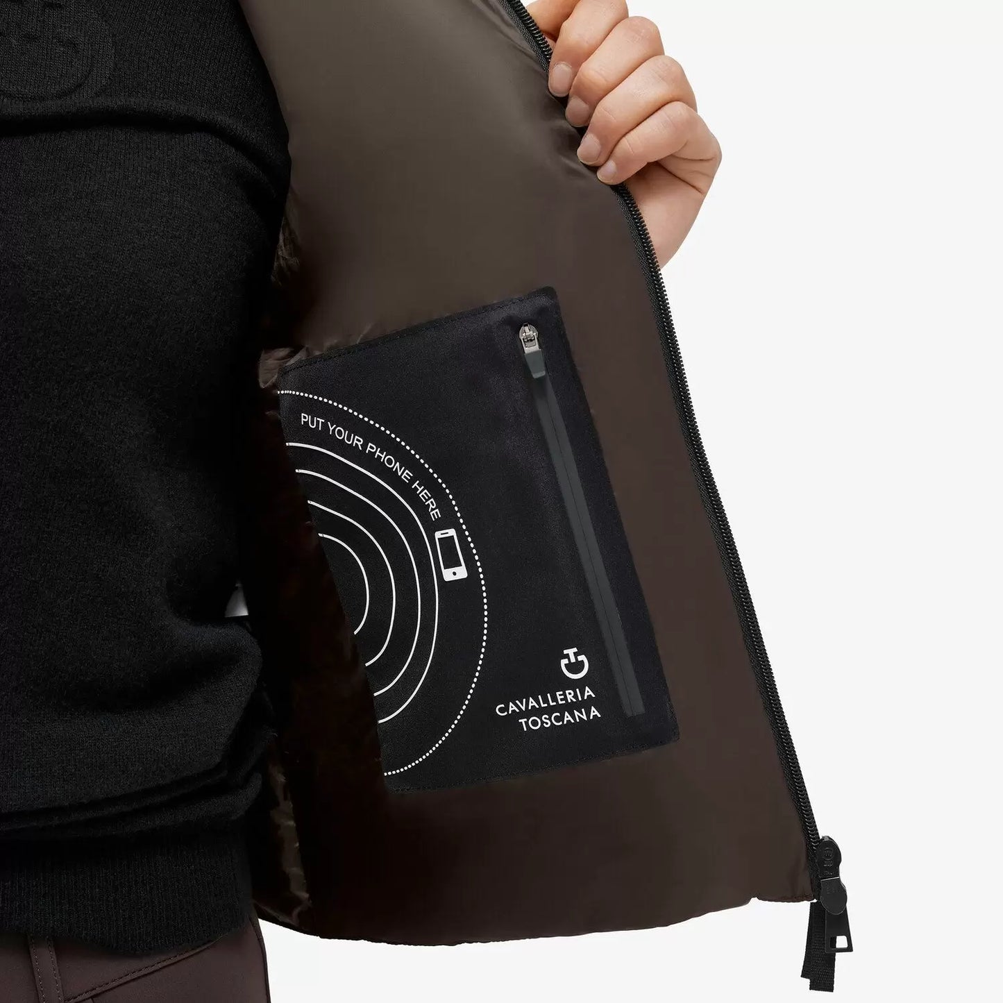 Chaleco Dama Cavalleria Toscana Puffer Vest