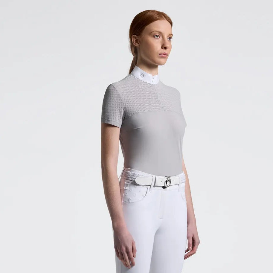 Playera Concurso Dama Cavalleria Toscana Perforated Jersey Inserts