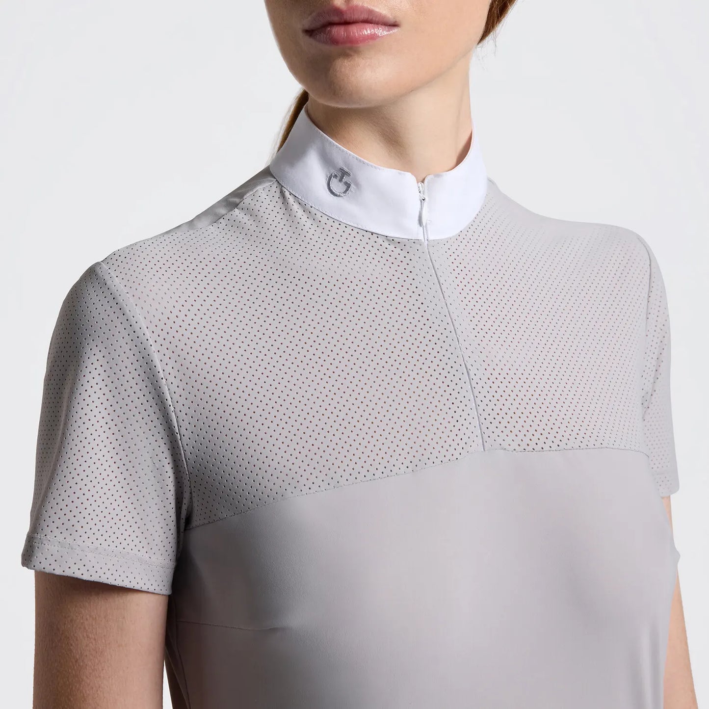 Playera Concurso Dama Cavalleria Toscana Perforated Jersey Inserts