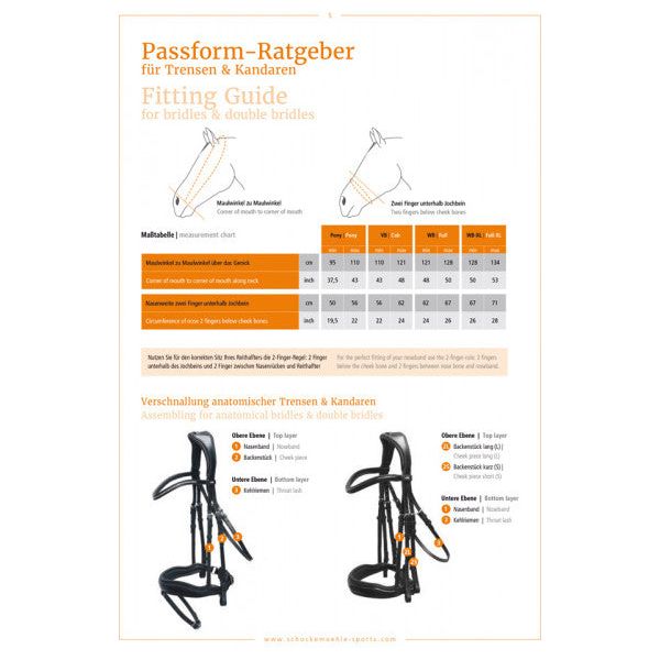 Brida Inglesa Combinada Schockemohle Mannheim