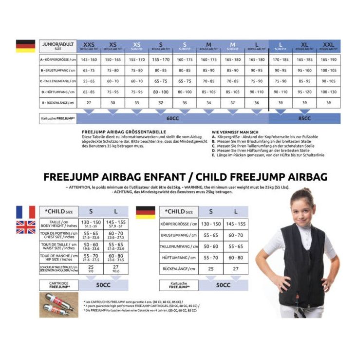 Chaleco Inflable para Niño Freejump 2.0