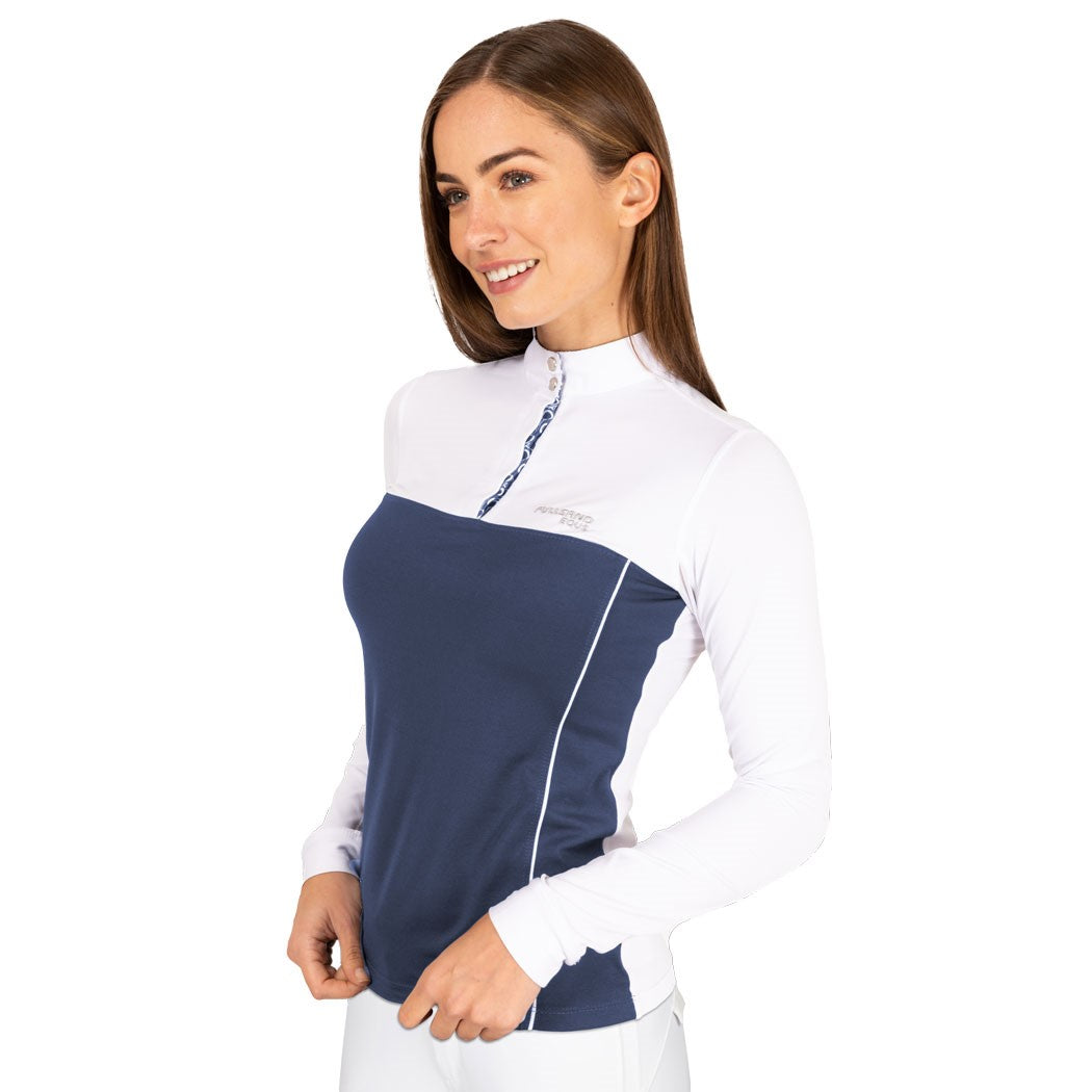 Playera Concurso Dama Fullsand Bicolor con Broches