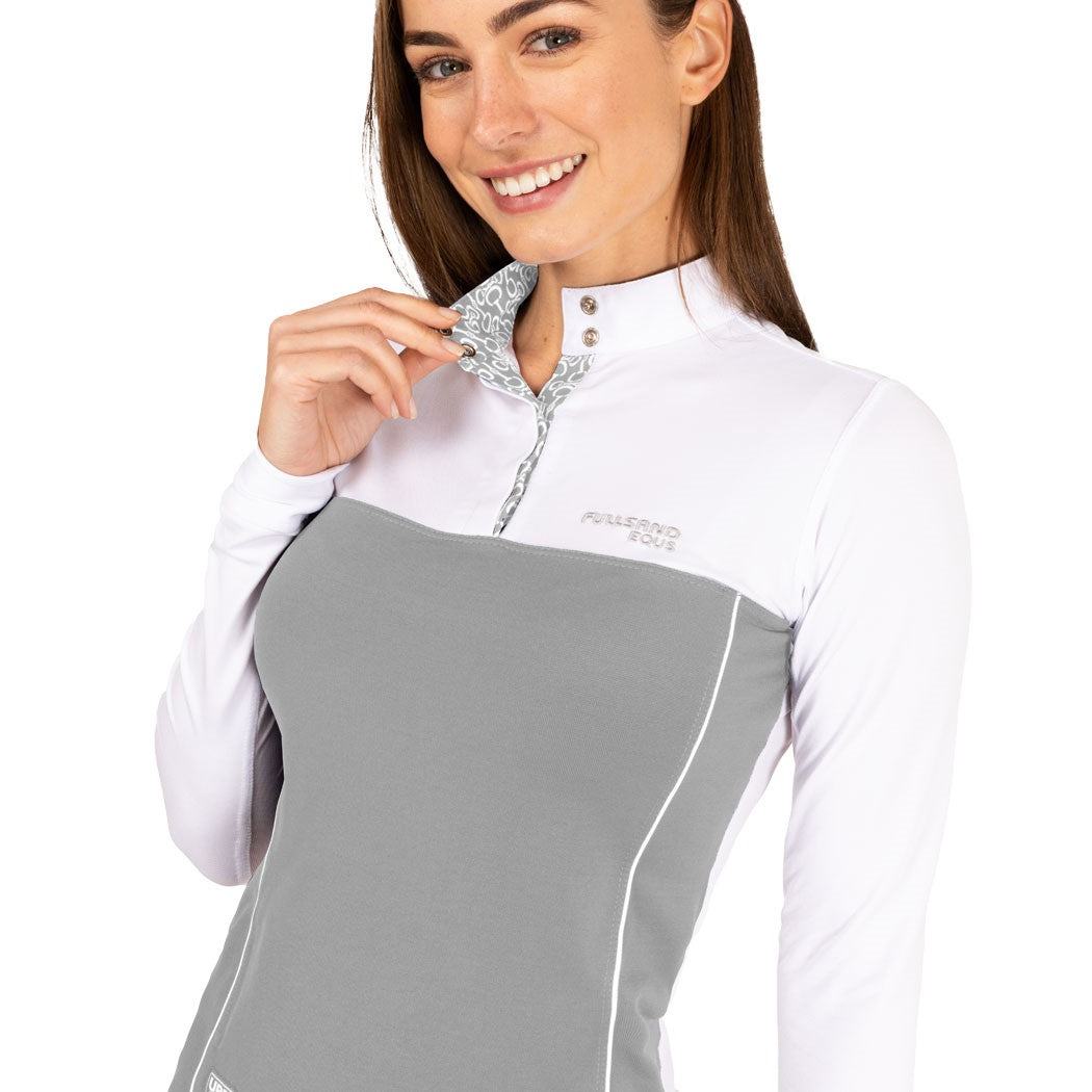 Playera Concurso Dama Fullsand Bicolor con Broches