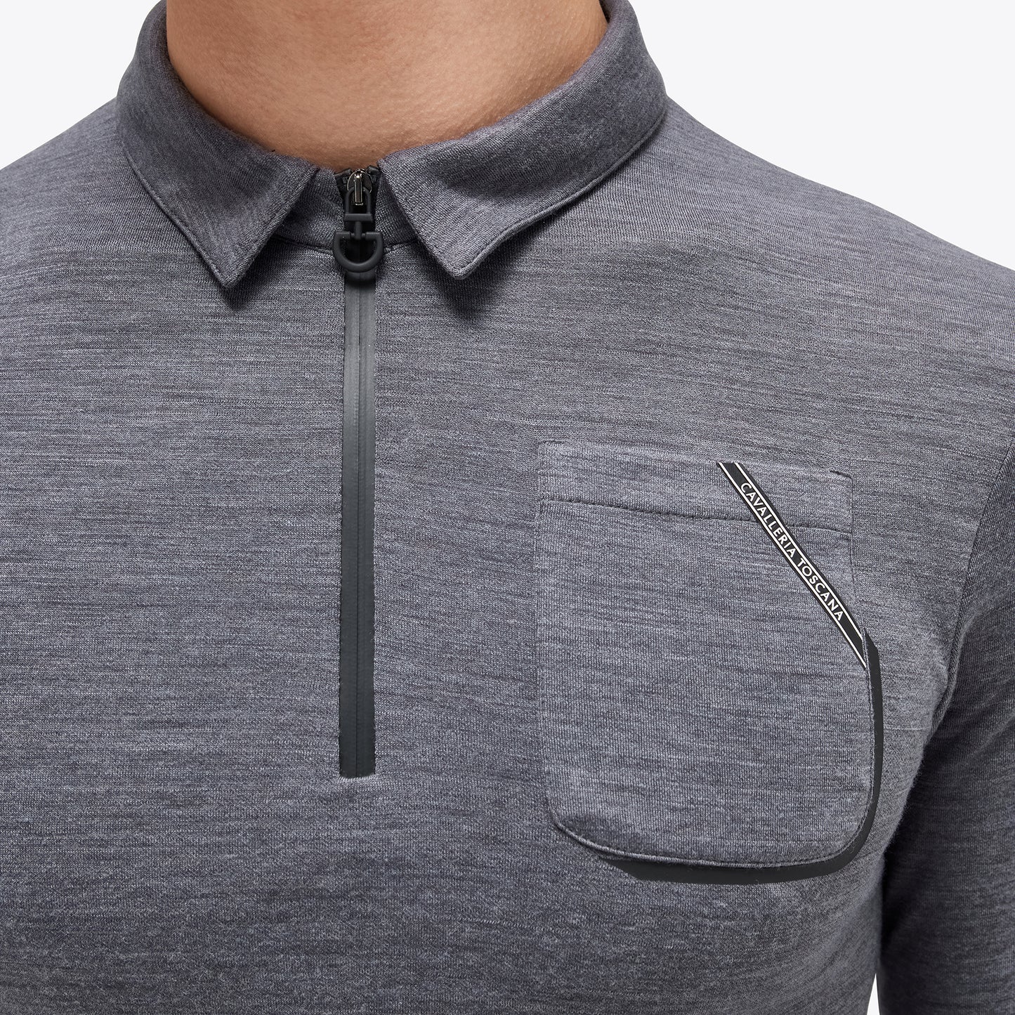 Playera Entrenamiento Caballero Cavalleria Toscana Tech Half Zip