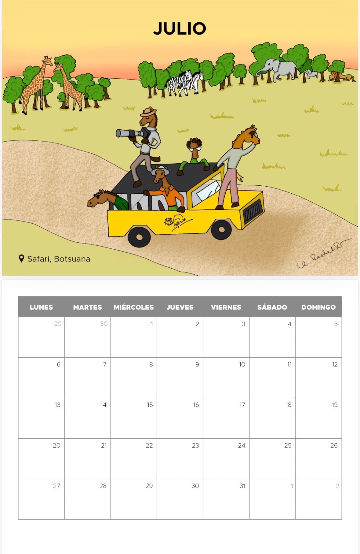 PREVENTA Calendario 2026