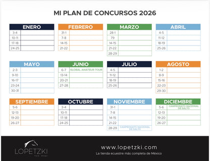 PREVENTA Calendario 2026