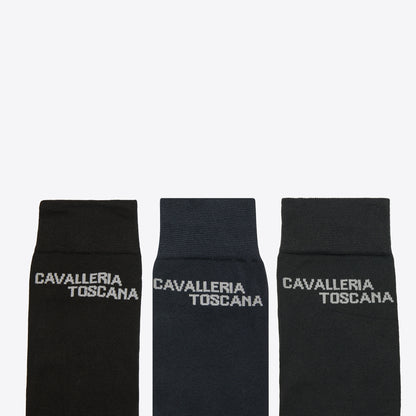 Calcetines Cavalleria Toscana Lacquard Logo 3 Pack