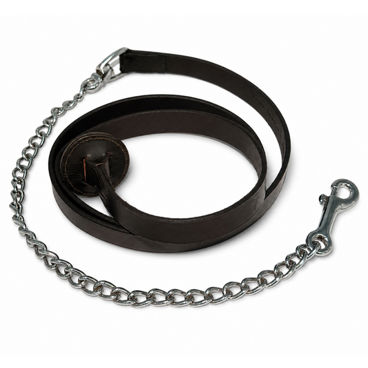 Ronzal de Piel con Cadena Amia