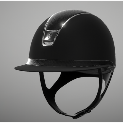 Casco Samshield Miss Shield 2.0 Shimmer Leather Swarovski Jet Hematite