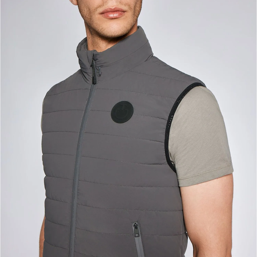Chaleco Caballero Cavalleria Toscana Lightweight Puffer Gris T.XS