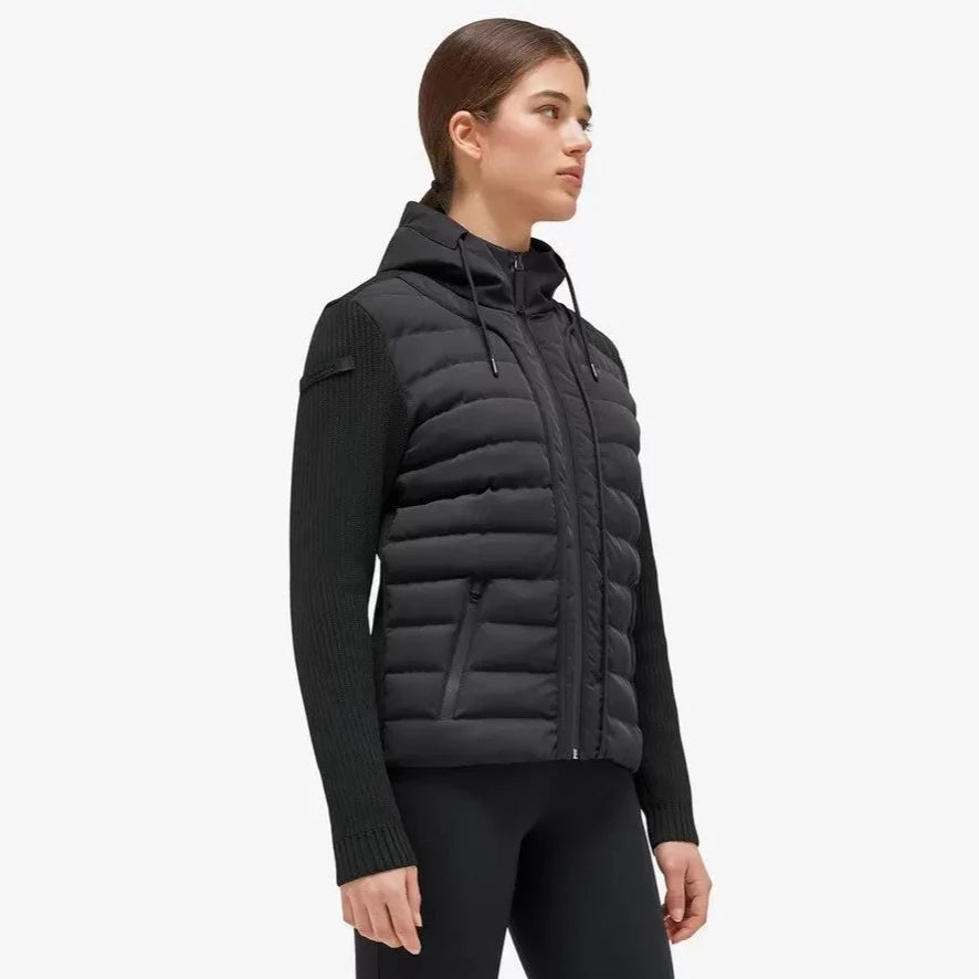 Chamarra Dama Cavalleria Toscana Hybrid Puffer Tech Knit