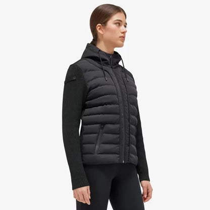 Chamarra Dama Cavalleria Toscana Hybrid Puffer Tech Knit