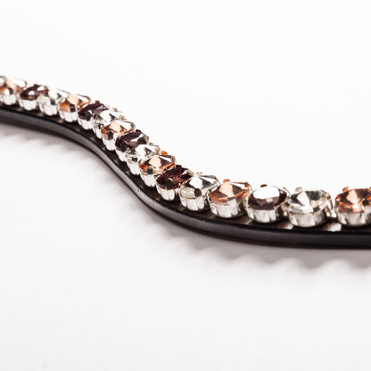 Frontal con Diamantes Kavalkade Burgundy