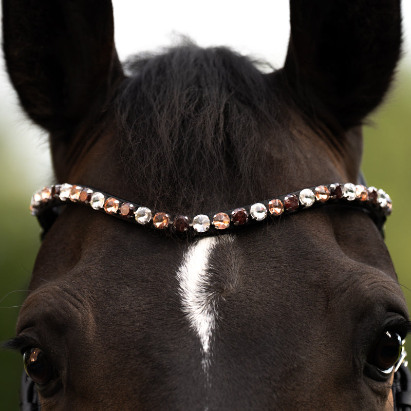 Frontal con Diamantes Kavalkade Burgundy
