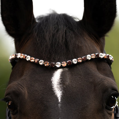 Frontal con Diamantes Kavalkade Burgundy