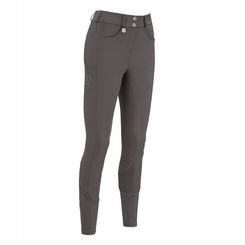 Pant. Dama Pikeur Ceelina Gridtexleather Full Seat High Waist
