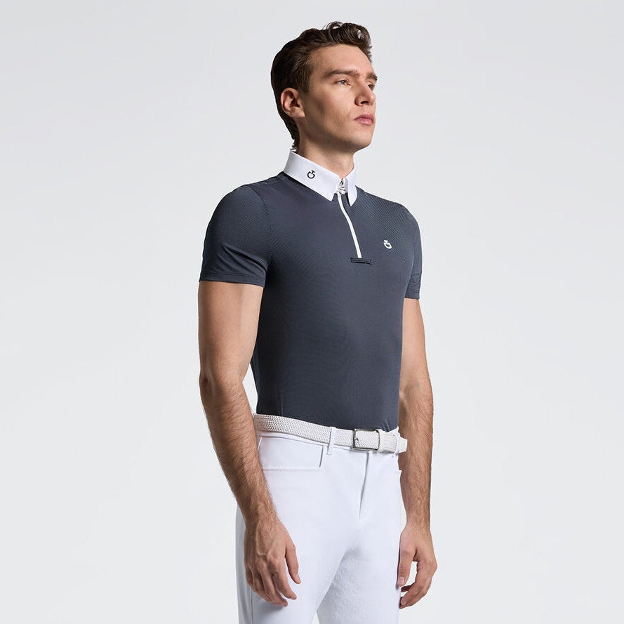 Camisa Concurso Caballero Cavalleria Toscana Jersey Zip