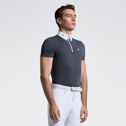 Camisa Concurso Caballero Cavalleria Toscana Jersey Zip