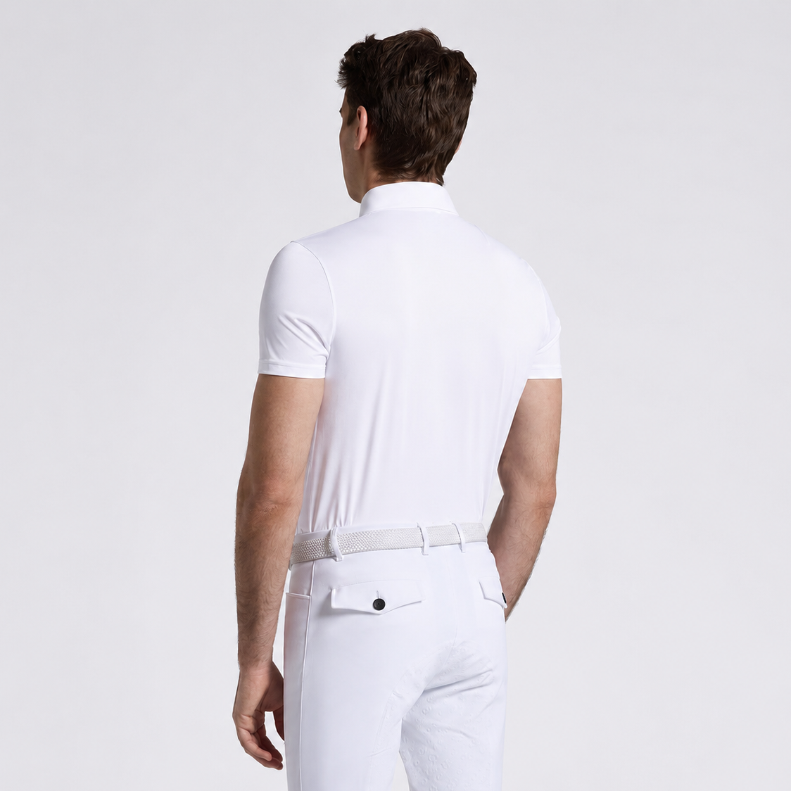 Camisa Concurso Caballero Cavalleria Toscana Jersey Zip