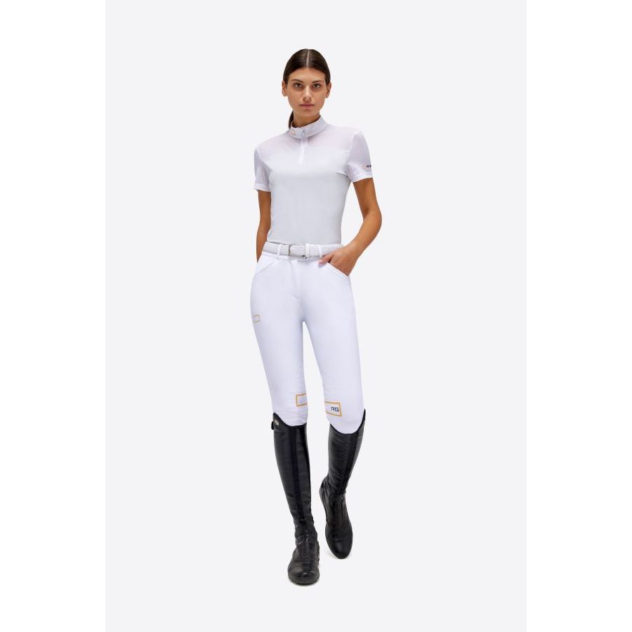 Playera Concurso Dama RG Jersey/Mesh Zip