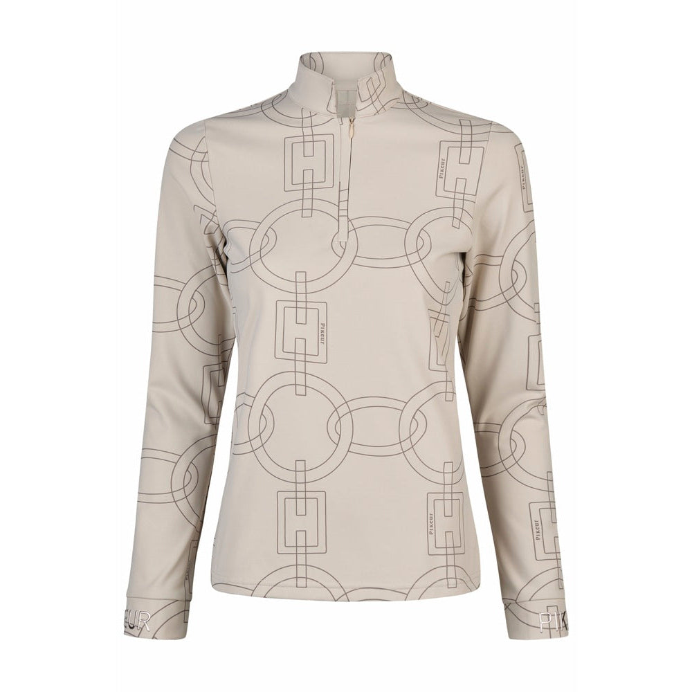 Playera Entrenamiento Dama Pikeur Zip Selection