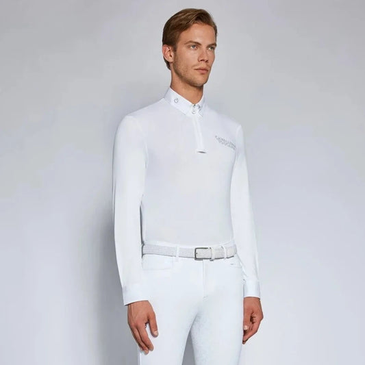 Playera Concurso Caballero Cavalleria Toscana Tech Piquet Zip