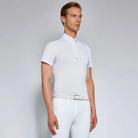 Playera Concurso Caballero Cavalleria Toscana Tech Piquet Button