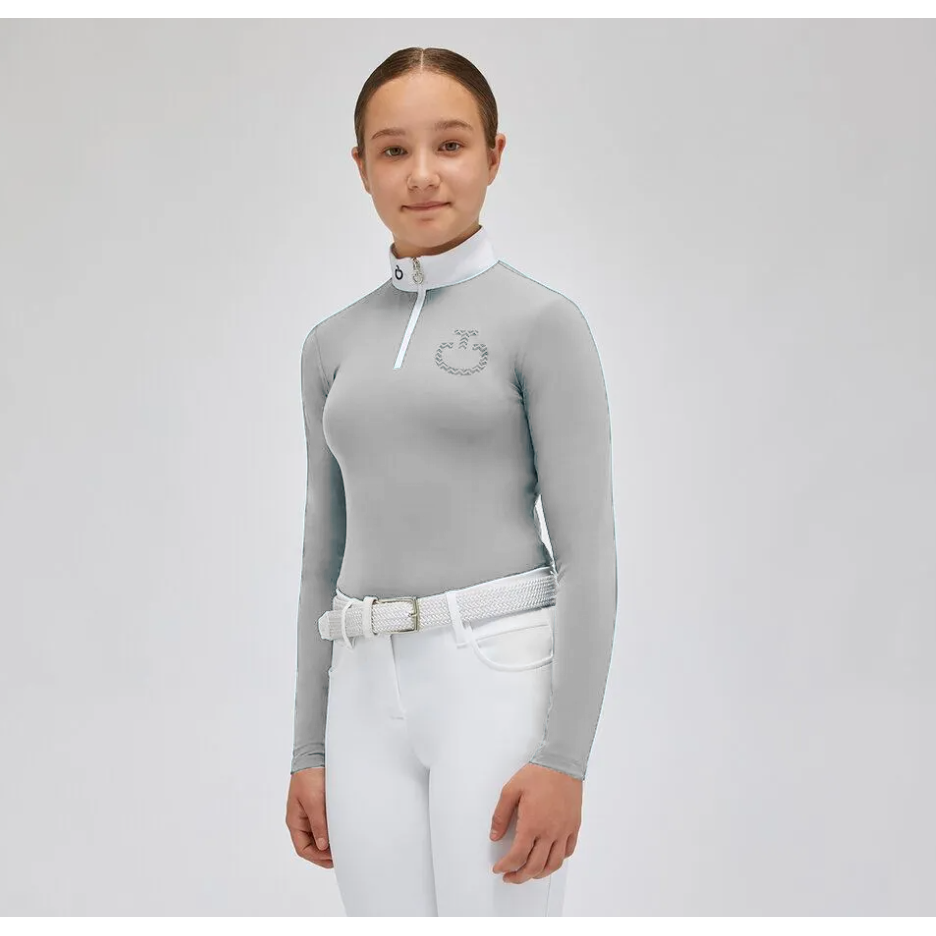 Playera Concurso Niña Cavalleria Toscana Zip Polo