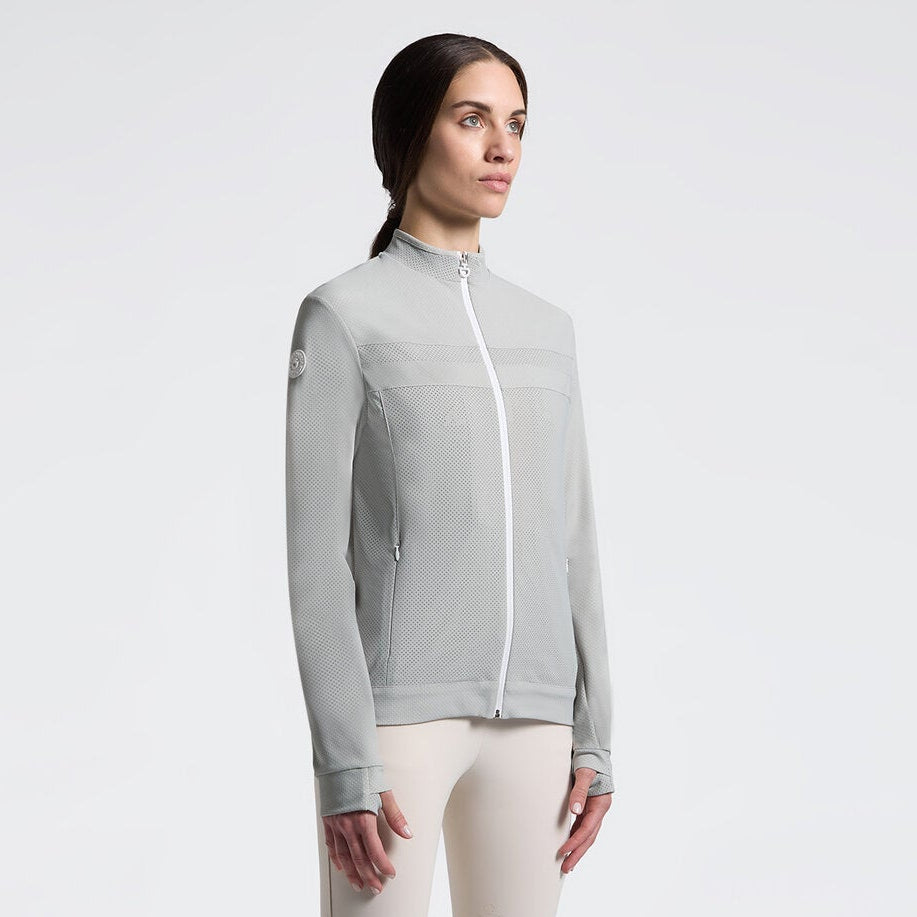 Sudadera Dama Cavalleria Toscana Tech Knit Zip