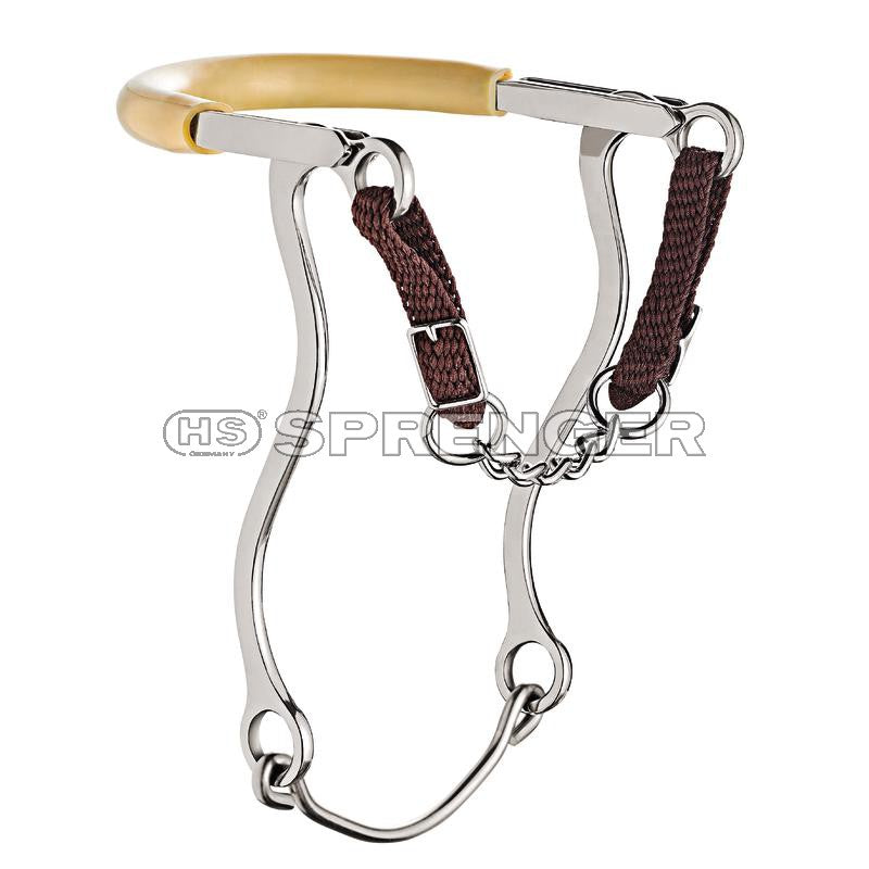 Hackamore Pata Larga Curva de Hule HS Lopetzki