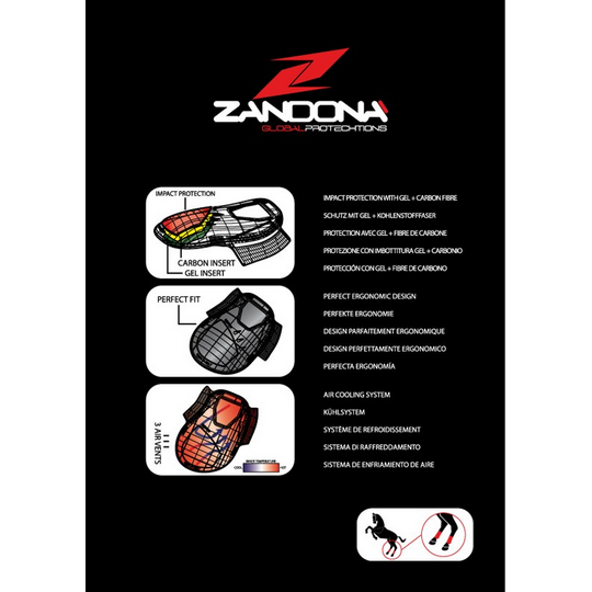 Protectores de Patas para Potros Zandonà Carbon Air Junior