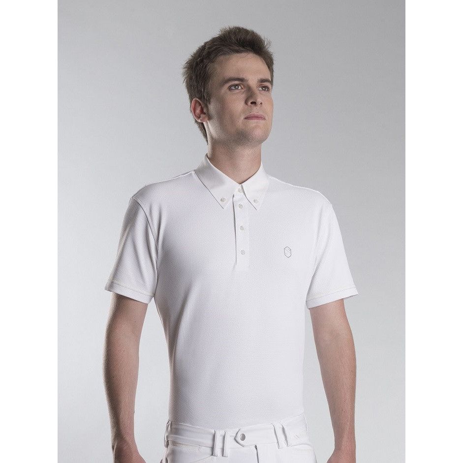 Playera Caballero Concurso Samshield Charles Blanco