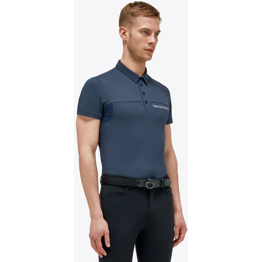 Playera Polo Caballero Cavalleria Toscana Tech Piquet