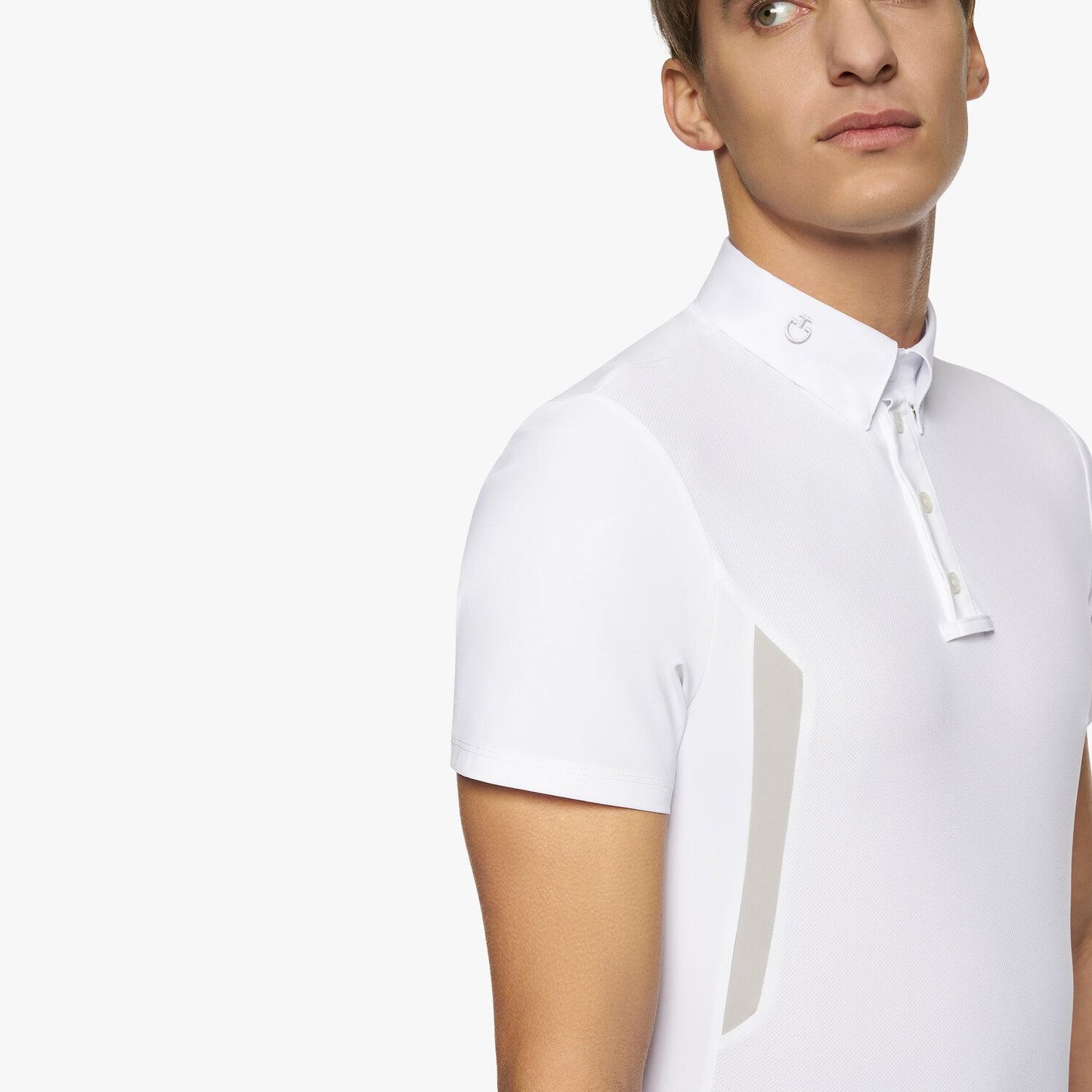 Playera Concurso Caballero Cavalleria Toscana Jersey Button Manga Corta